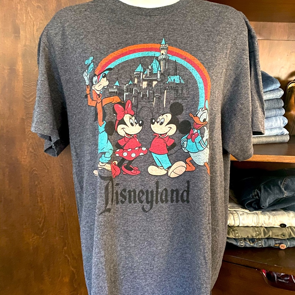 Disneyland Characters with the Castle T-shirt